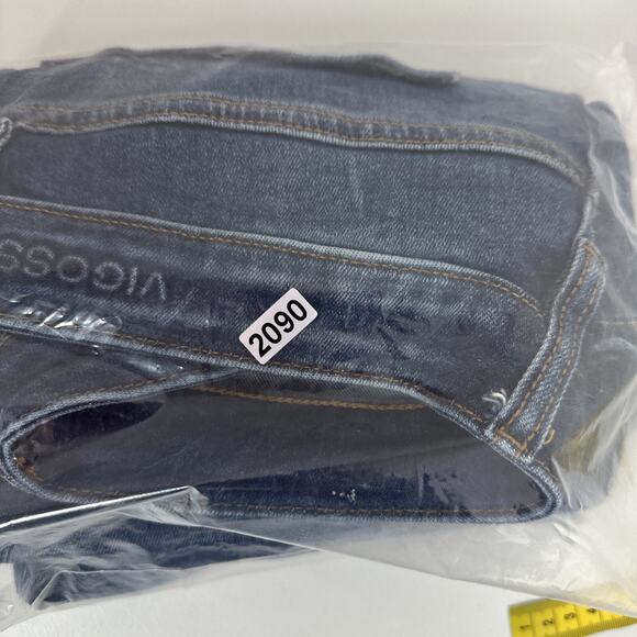 Vigoss Jeans Womens 29 Blue Bootcut Stretch High Rise Exposed Button Fly Lana - Picture 16 of 16